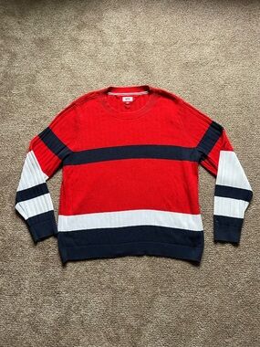 VTG 00’s / Y2K Tommy Jeans Red Knit Sweater